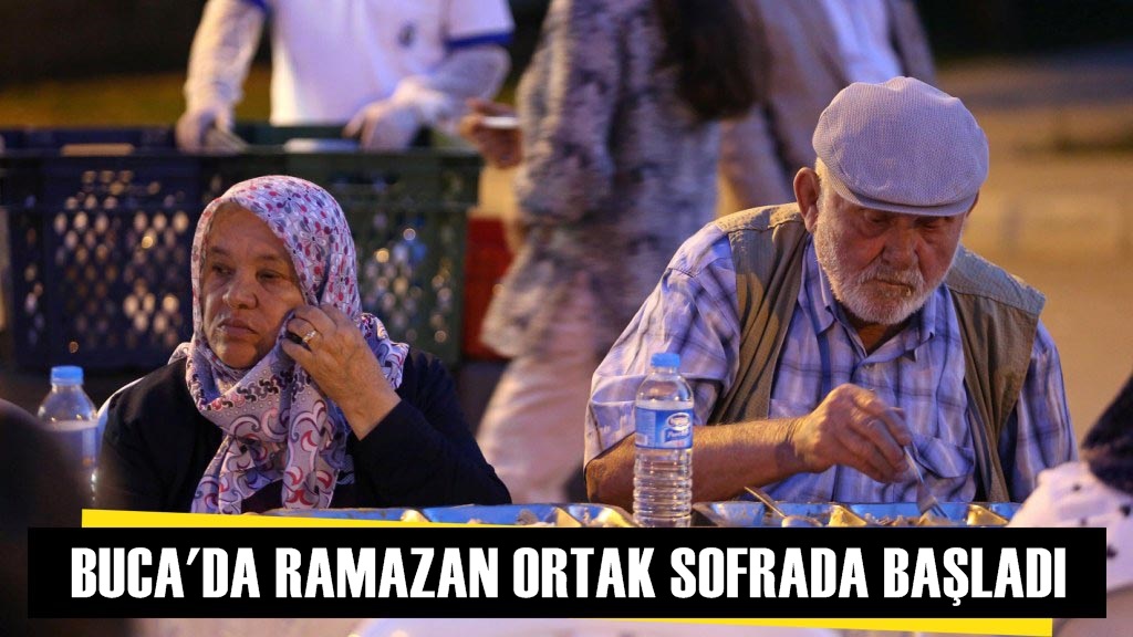 Buca'da Ramazan Ortak Sofrada Başladı
