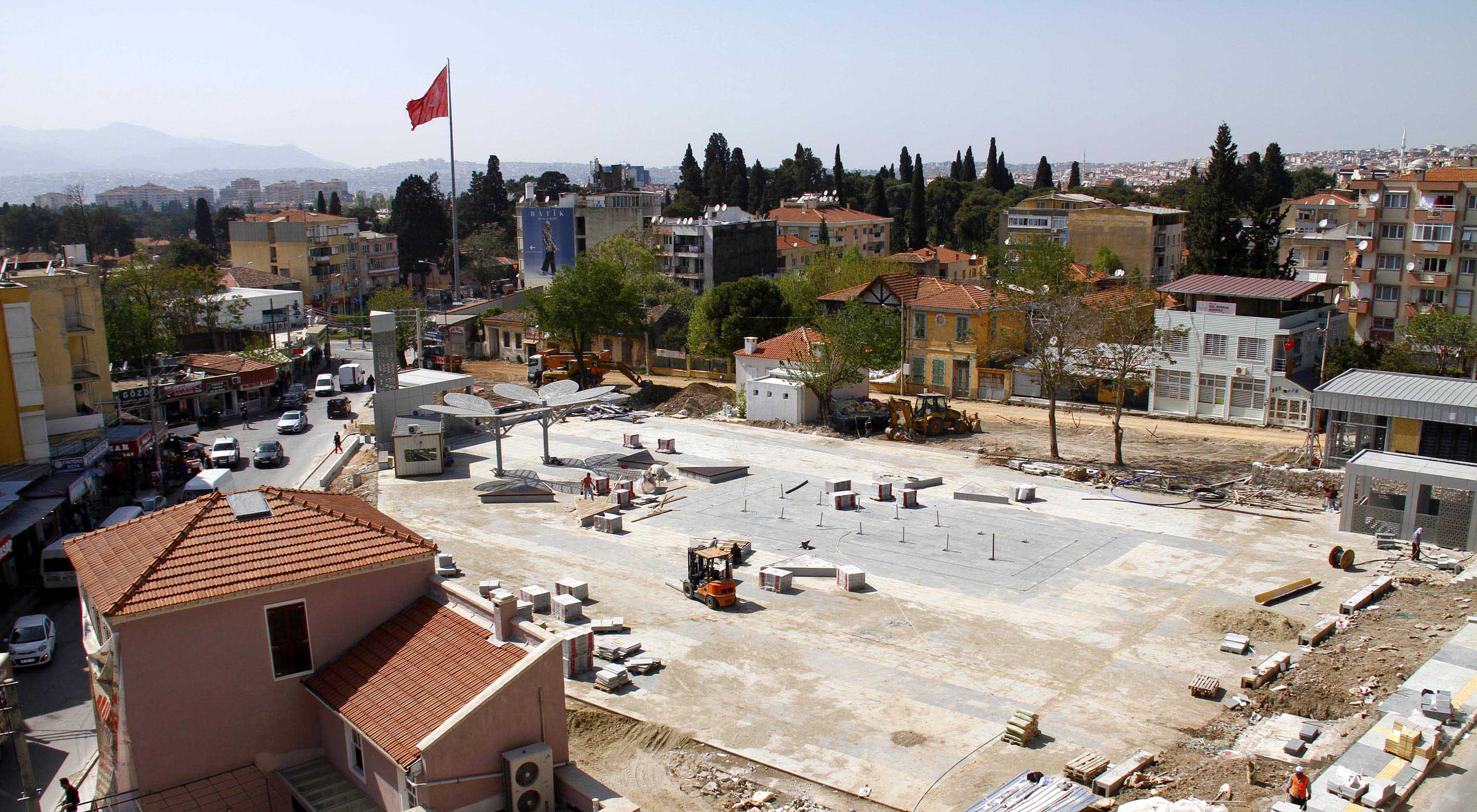 Buca Kasaplar Meydanı’nda sona yaklaşıldı