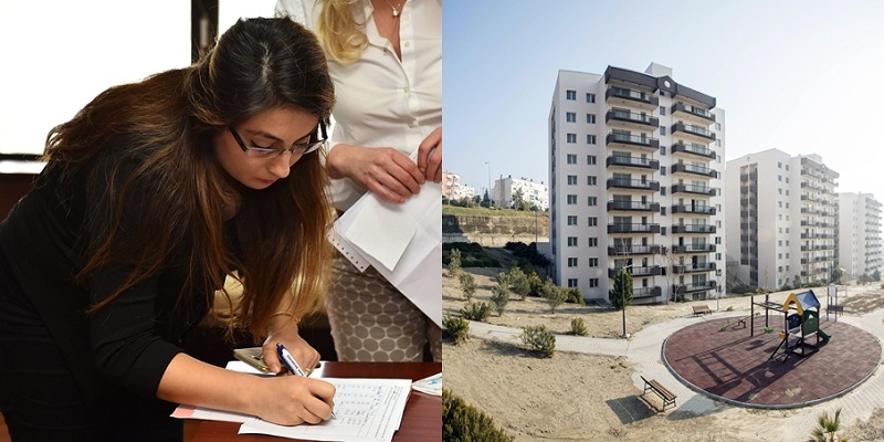 Buca konutları yeni sahiplerini buldu