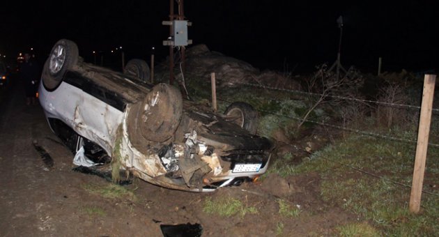 Bu otomobilden sağ çıktı!