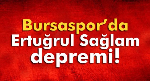 Bursaspor&#039;da şok ayrılık!