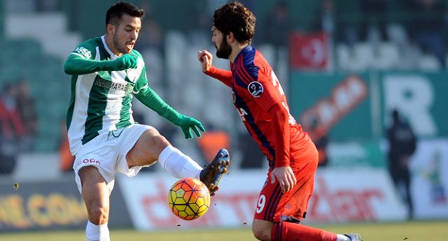 Bursaspor evinde galip