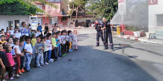 Büyükşehir’den Miniklere Yangın Dersi