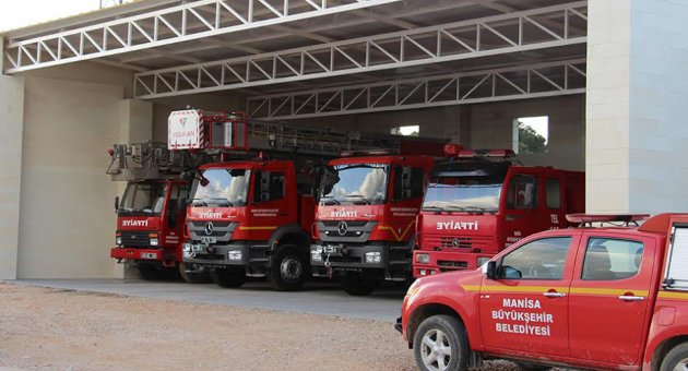 Büyükşehir’in İtfaiye Binaları Yükseliyor