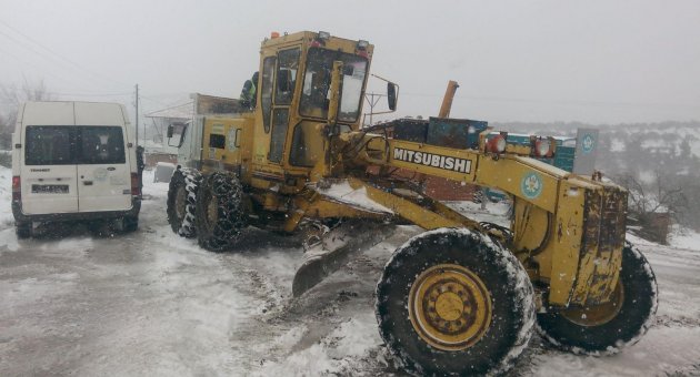Büyükşehir’in kar mesaisi sürüyor