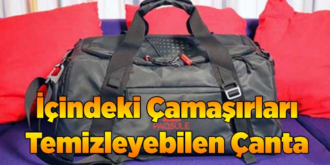 Çamaşırları Temizleyen Çanta!