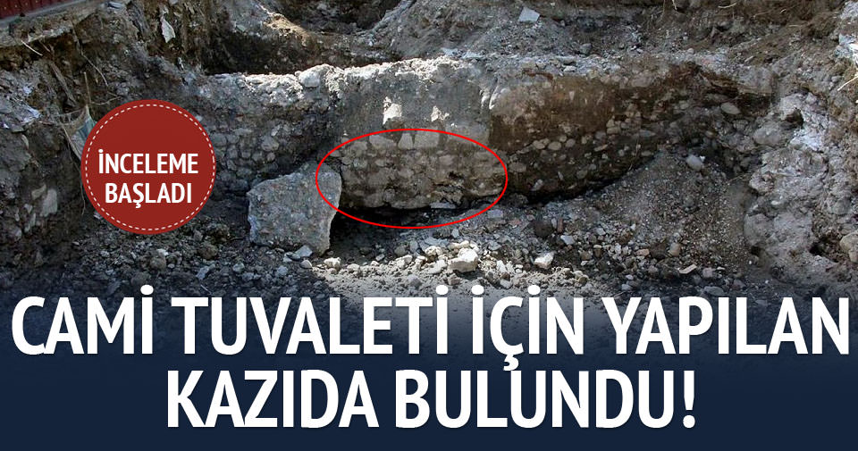 Cami tuvaleti kazısında...
