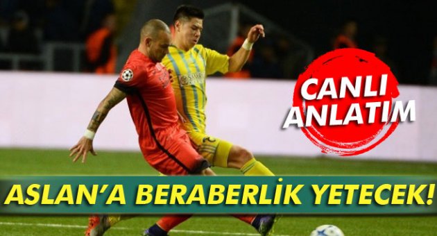 Canlı anlatım! Galatasaray: 0 Astana: 0