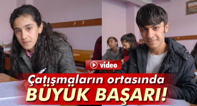 Çatışmaların ortasında büyük başarı