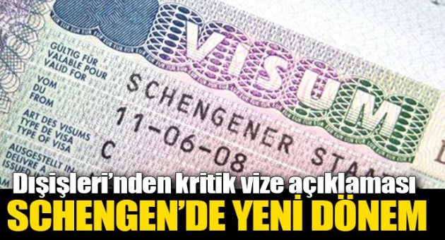 Çavuşoğlu'ndan kritik vize açıklaması