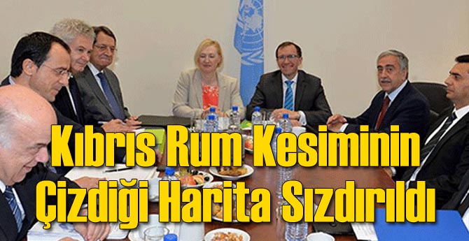 Cenevre Görüşmeleri Başladı! Kıbrıs Rum Tarafının Haritası Sızdı!