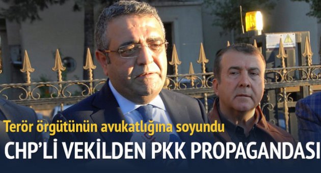CHP'li vekil PKK'nın avukatlığına soyundu
