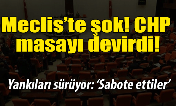 CHP Anayasa Uzlaşma Komisyonu masasından kalktı