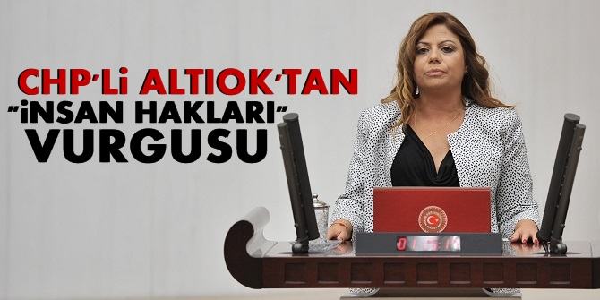CHP'li Altıok'tan İnsan Hakları mesajı