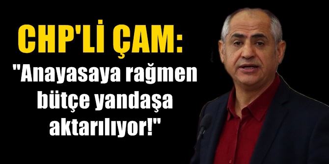 CHP'li Çam: Anayasaya rağmen bütçe yandaşa aktarılıyor!
