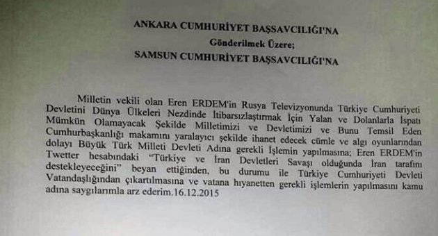 CHP’li Eren Erdem’e şok!