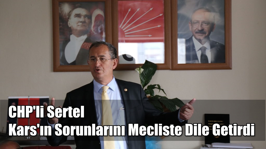CHP&#039;li Sertel Kars&#039;ın Sorunlarını Mecliste Dile Getirdi