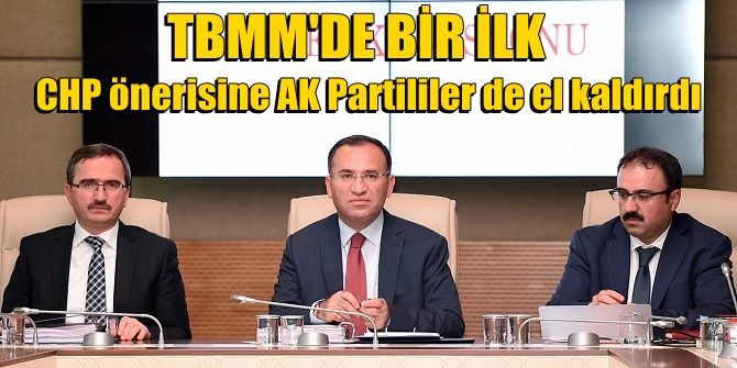 CHP önergesine AK Partililer de el kaldırdı