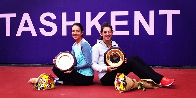 Çiftlerde şampiyonluğu İpek Soylu kazandı