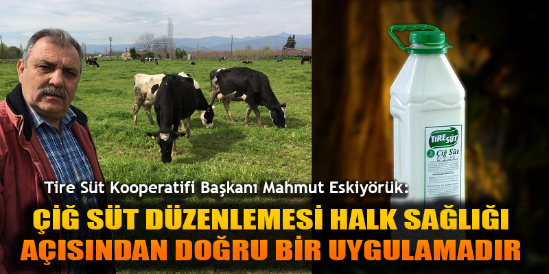 ÇİĞ SÜT DÜZENLEMESİ HALK SAĞLIĞI AÇISINDAN DOĞRU BİR UYGULAMADIR