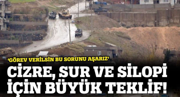 Cizre ve Sur'a büyük teklif