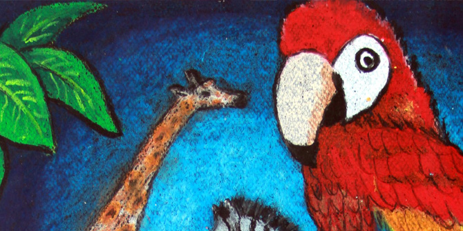 Çocuklar Doğal Yaşam Parkını Resmetti