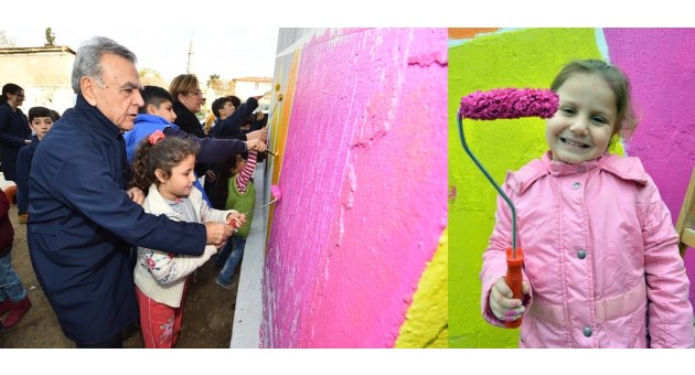 Çocuklar hayal etti, Başkanlar boyadı
