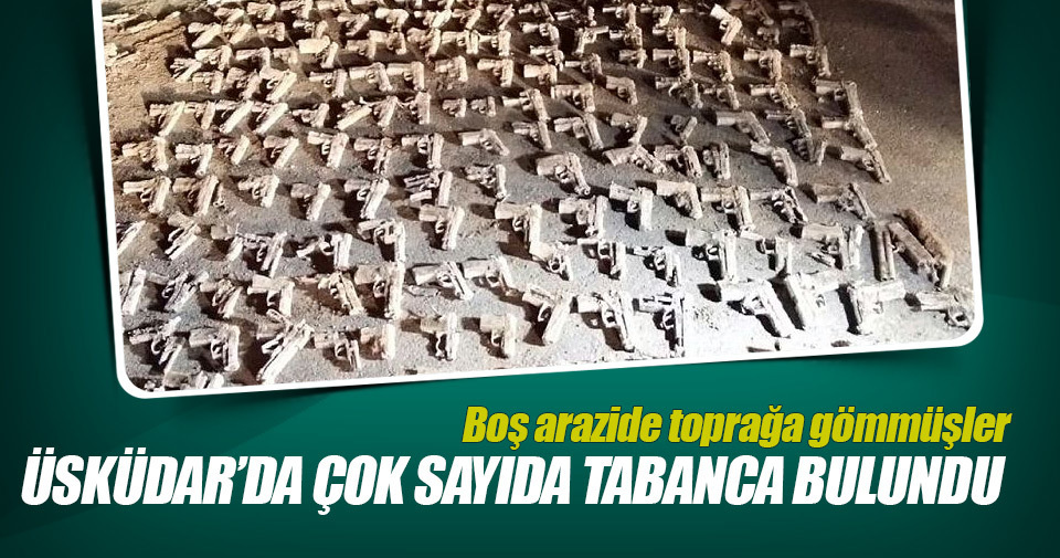 Çok Sayıda Tabanca Bulundu...
