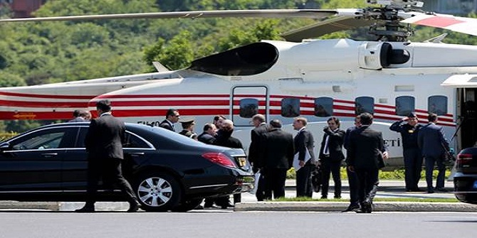 Cumhurbaşkanı, eniştesine taziye ziyaretinde bulundu