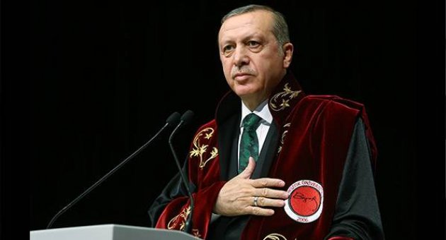 Cumhurbaşkanı Erdoğan'a fahri doktora takdim töreni