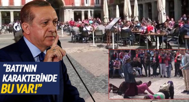 Cumhurbaşkanı Erdoğan'dan PSV taraftarı hakkında açıklama!