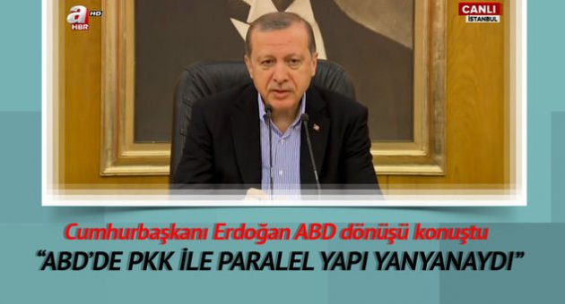 Cumhurbaşkanı Erdoğan ABD dönüşü açıklamalarda bulundu!