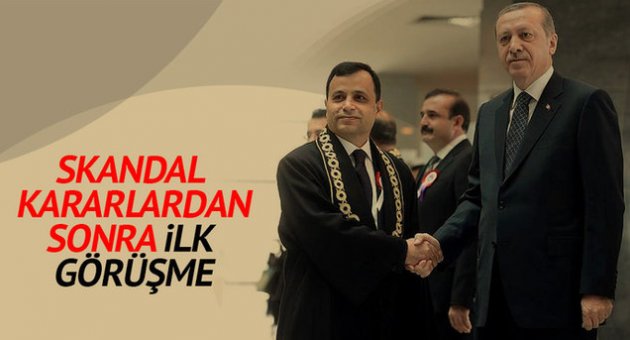Cumhurbaşkanı Erdoğan AYM Başkanı Arslan'ı kabul edecek