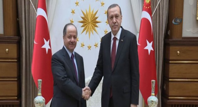 Cumhurbaşkanı Erdoğan, Barzani'yi kabul etti