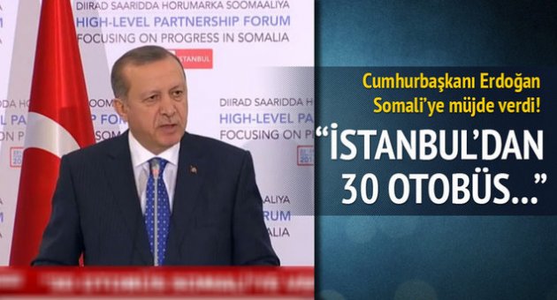 Cumhurbaşkanı Erdoğan Somali Zirvesi'nde konuştu