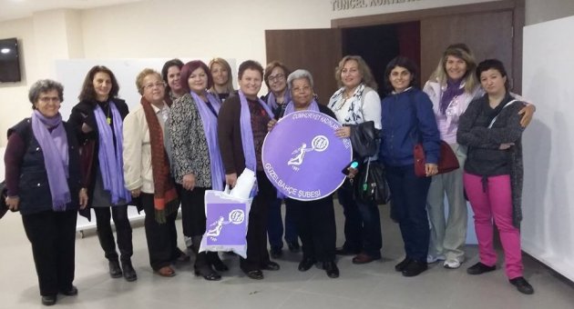 Cumhuriyet kadınlarından Şiddete filmli protesto