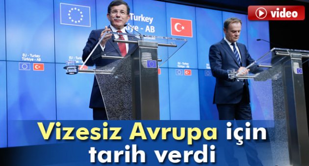 Davutoğlu: '2016 yılı Türkiye-AB ilişkilerinde bir dönüm noktası olacaktır'