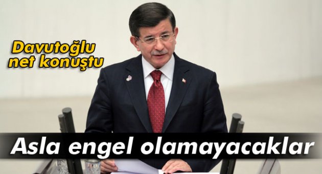 Davutoğlu: 'Kucaklaşmamıza asla engel olamayacaklar'