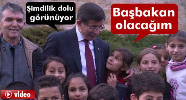 Davutoğlu’na ’Büyüyünce başbakan olacağım’ deyince...