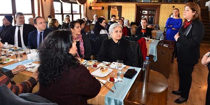 Dayanışma kahvaltısında bir araya geldiler