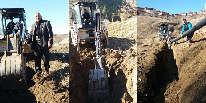 DEMİRCİ’NİN 5 MAHALLELESİNDE ALTYAPI SORUNLARI GİDERİLDİ