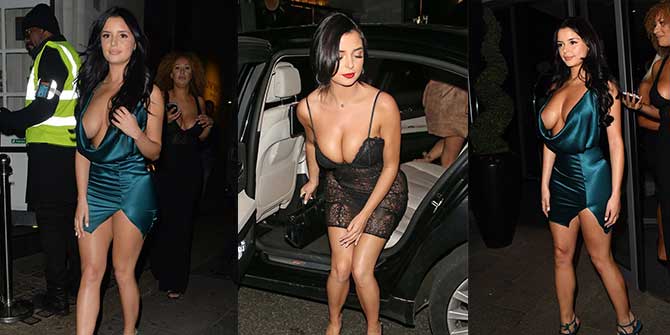 Demi Rose Dekoltesiyle Şok Etti