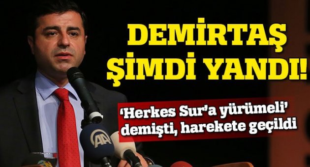 Demirtaş hakkında soruşturma