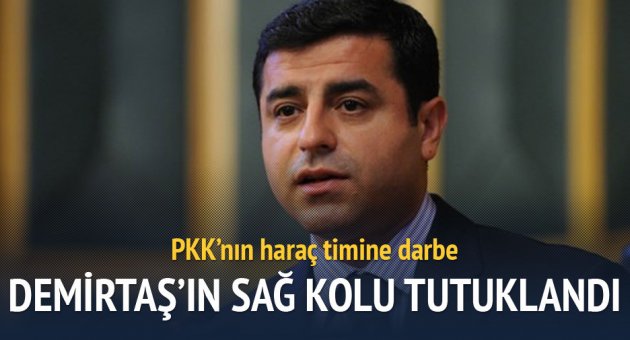 Demirtaş’ın sağ kolu tutuklandı