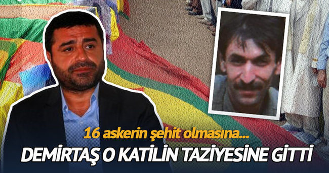 Demirtaş PKK'lı katilin taziyesine gitti