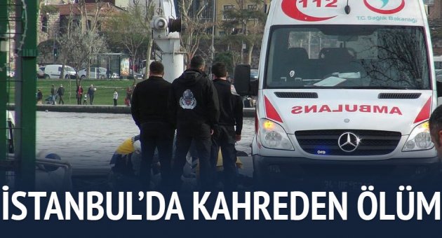 Deniz polisini yanıbaşında kahreden ölüm