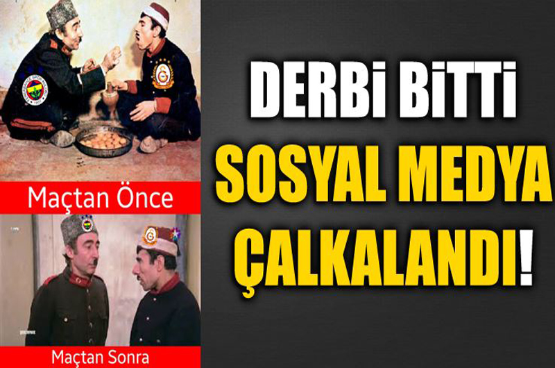 Derbi Sonrası Sosyal Medya Çalkalandı!