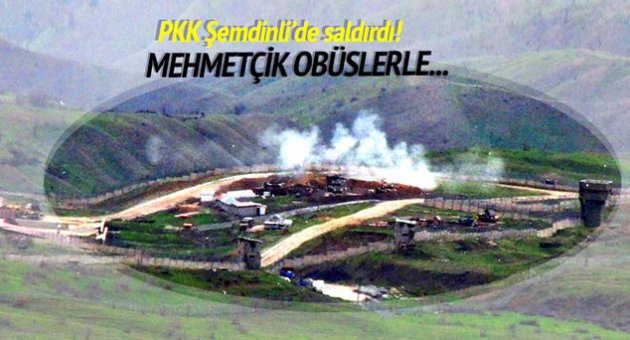 Derecik&#039;te askeri üs bölgesine havanlı saldırı