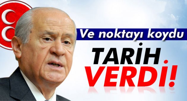 Devlet Bahçeli kongre tarihini açıkladı