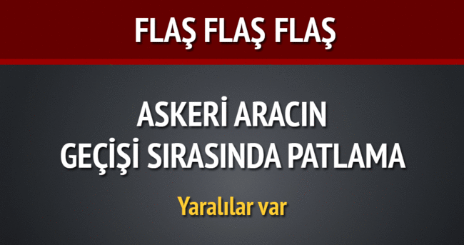 Diyarbakır'da askeri aracın geçisi sırasında patlama